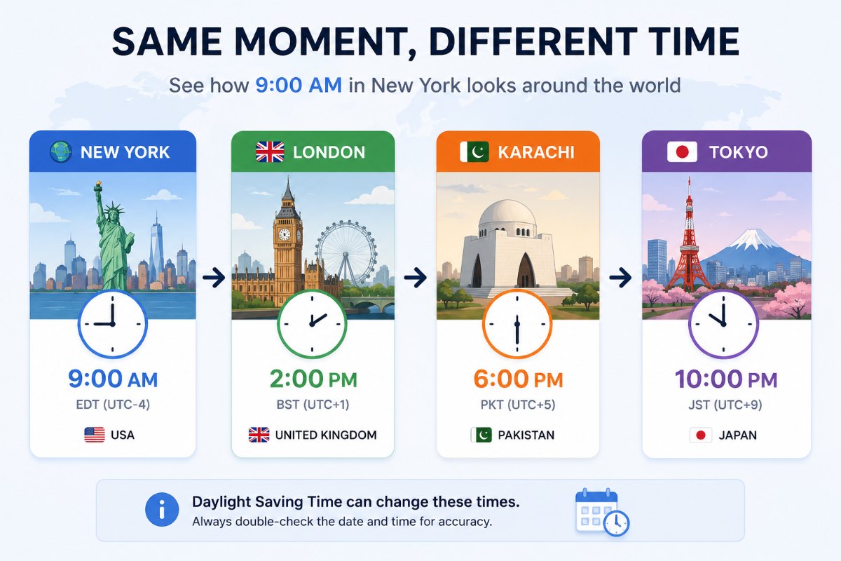 time zone conversion