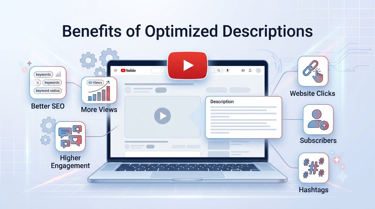 youtube description seo benefits